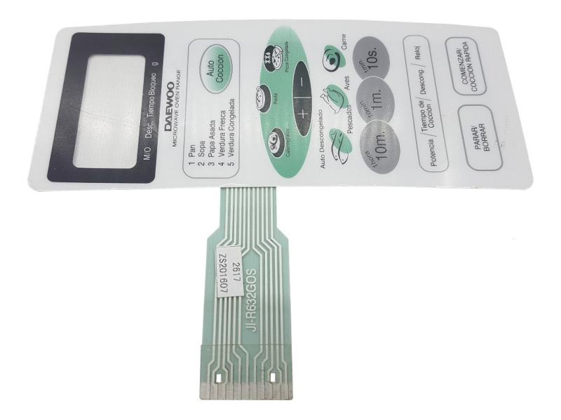 Membrana Teclado Microondas Md68 Daewoo Kor862g