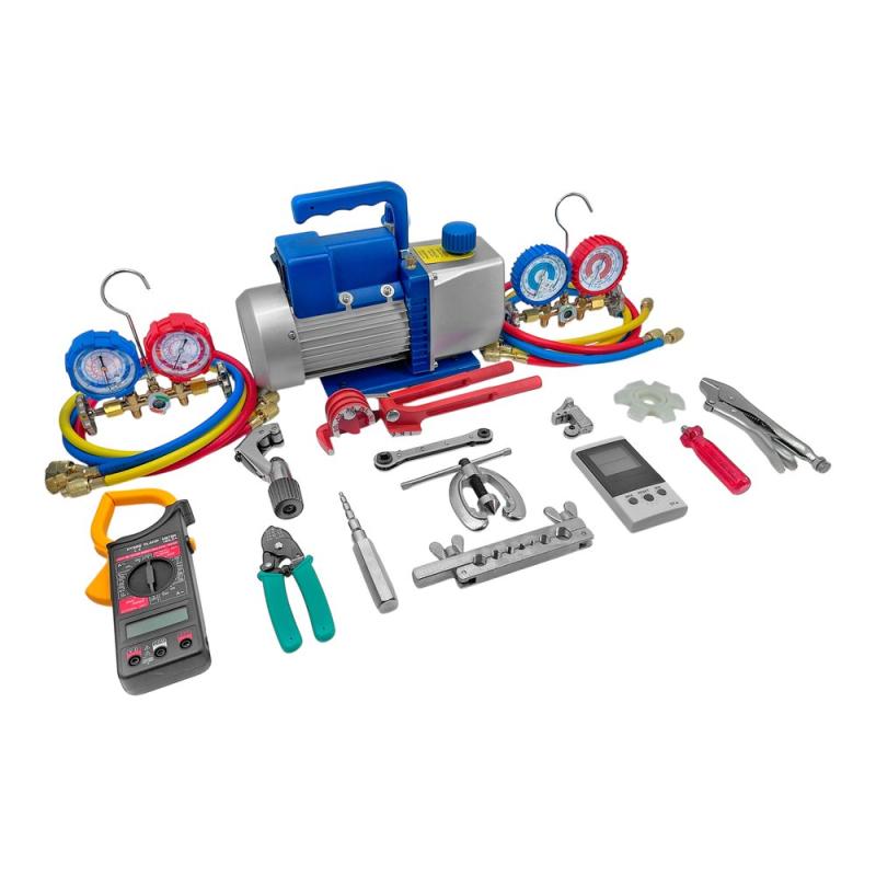 Kit Herramientas Refrigeracion N°1 + Bomba Vacio 60l Dosivac