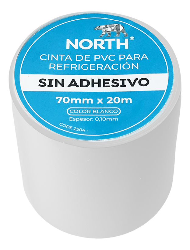 Cinta Pvc Blanca Refrigeracion Sin Adhesivo 20m X10 Unidades