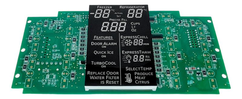 Plaqueta Display Heladera General Electric Pkps5mfgadss
