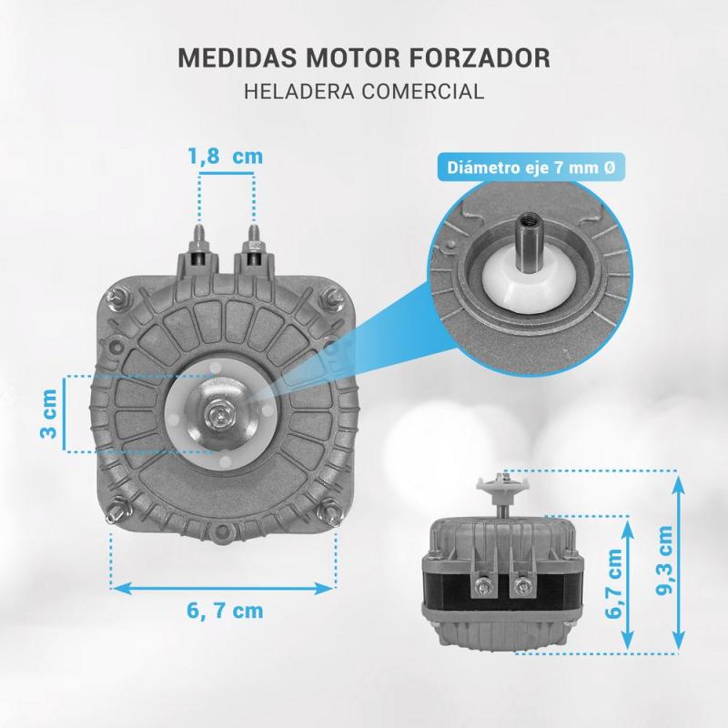 Motor Forzador Heladera Comercial Tipo Elco 10/40w 220v
