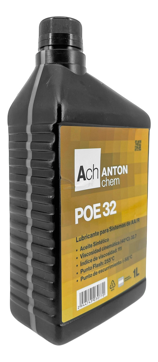 Aceite Lubricante Refrigeracion Poe 32 Anton