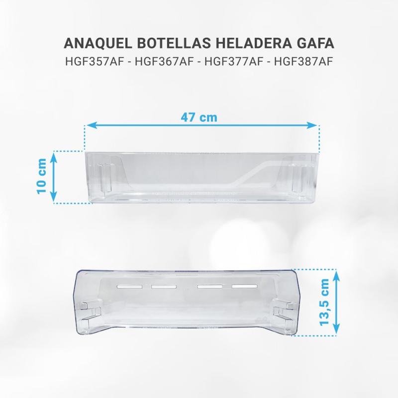 Anaquel Estante Botellas Puerta Heladera Gafa Hgf357af