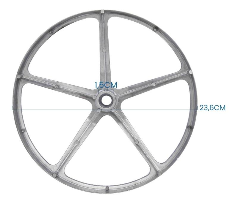 Polea Tambor Lavarropas Drean 166 Aurora Whirlpool Awm468