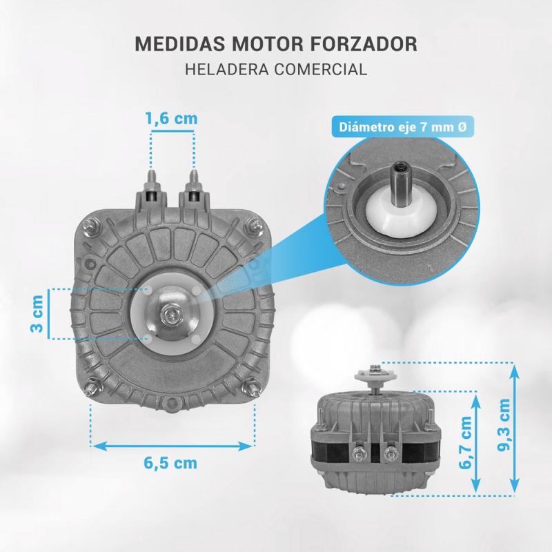 Motor Forzador Heladera Comercial Tipo Elco 5/25w 220v