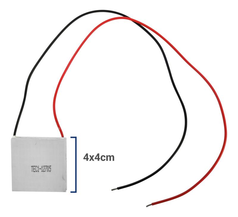 Placa Celda Peltier Termoelectrica Tec1-12705 4x4 Cm
