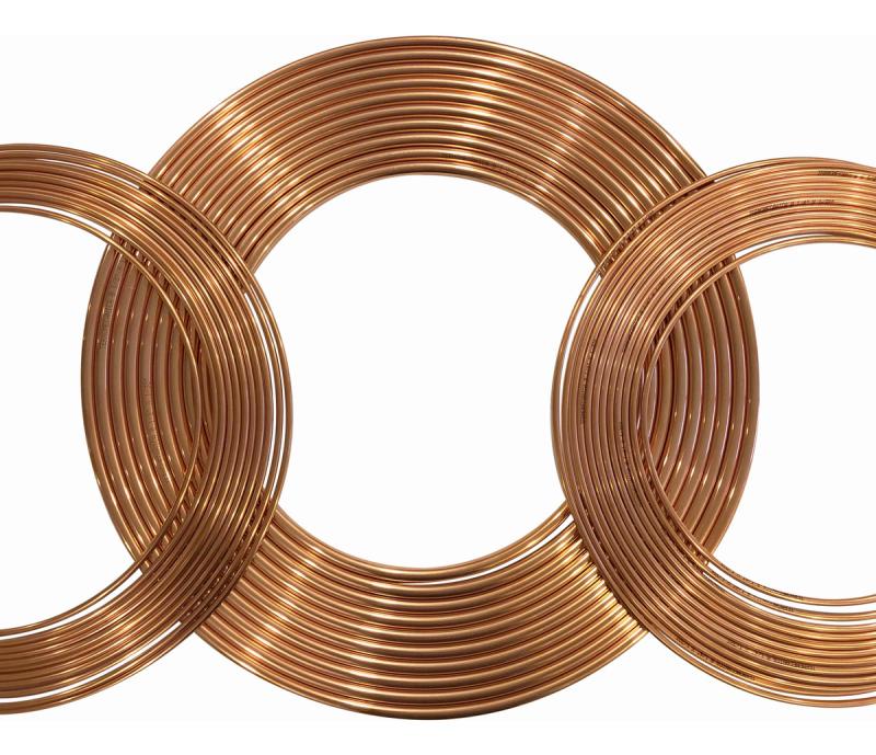 Caño De Cobre Para Refrigeracion 1/4 Rollo De 15 Metros