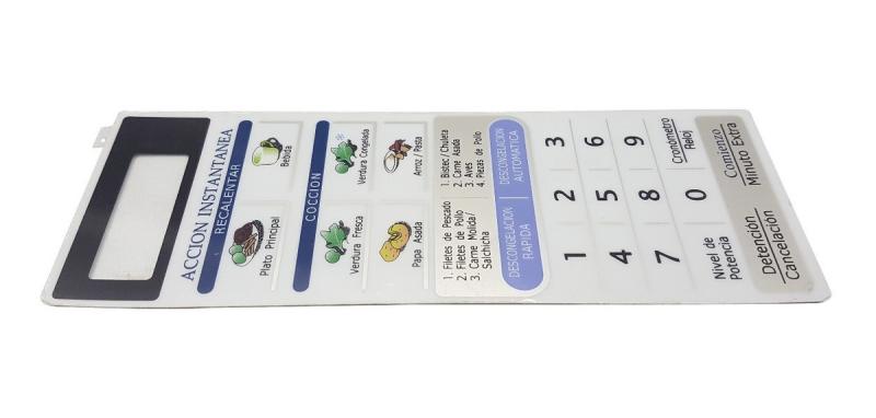 Membrana Panel Teclado Microondas Sharp Md102