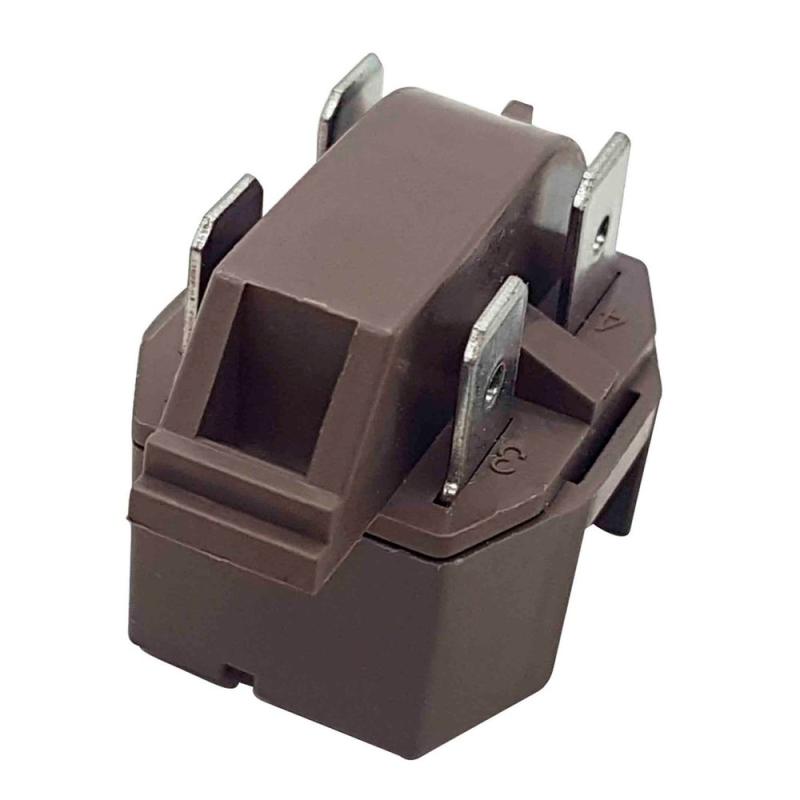 Relay Protector Termico Compresor Heladera Familiar Marron