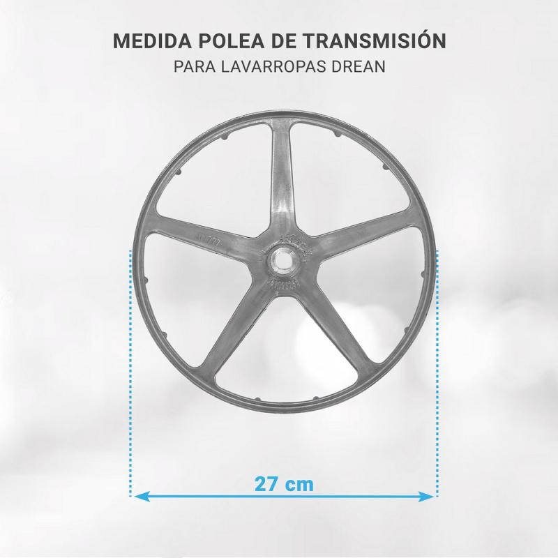 Polea Tambor Lavarropas Drean Excellent Blue 7.10p Original