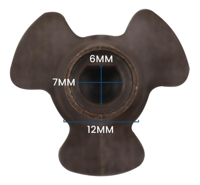 Acople Cupla Trebol Bajo Para Plato Microondas