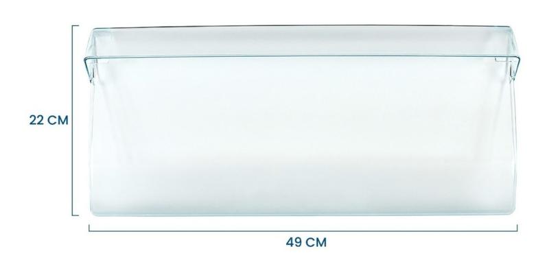 Frente Crisper Heladera Whirlpool Wrm37d1 Wrm37x1 Original