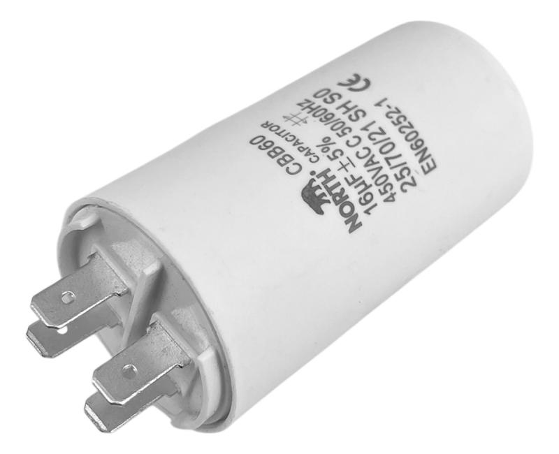 Capacitor Marcha 16 Uf Microfaradios 450vac North X10