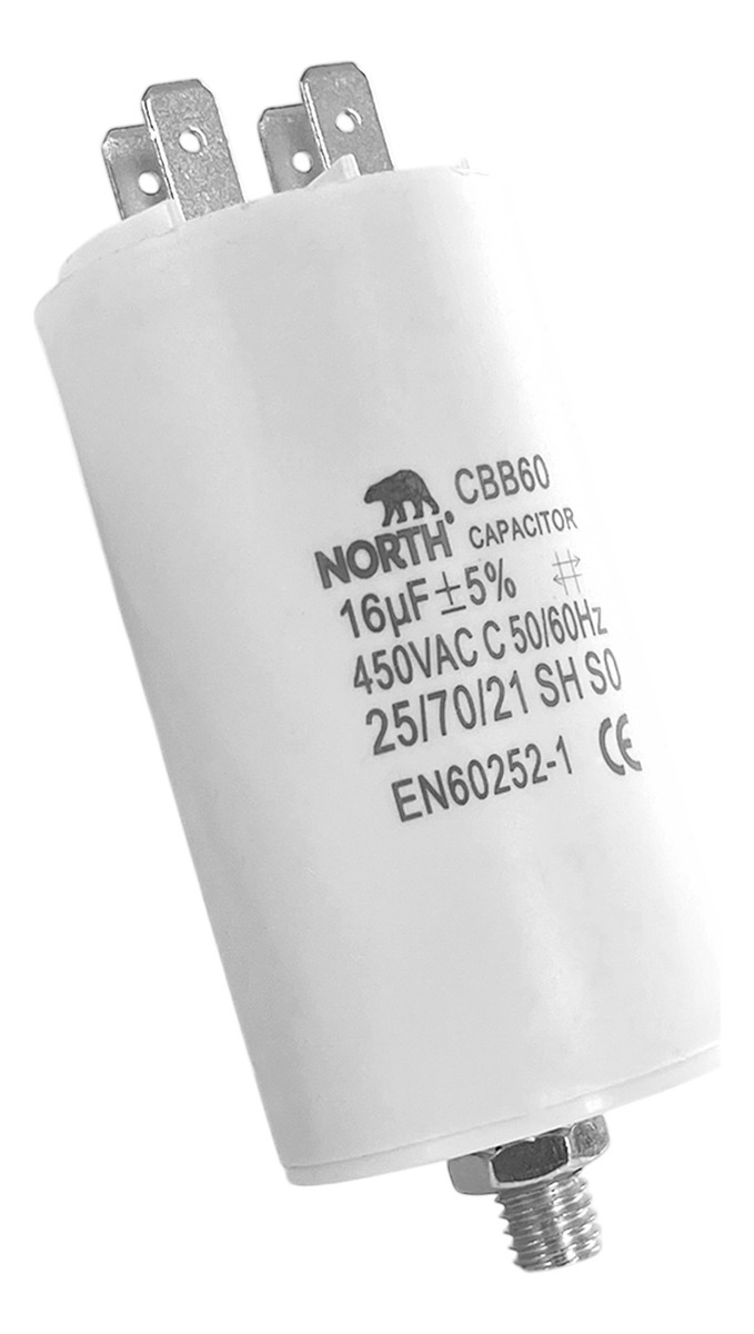 Capacitor Marcha 16 Uf Microfaradios 450vac North X10