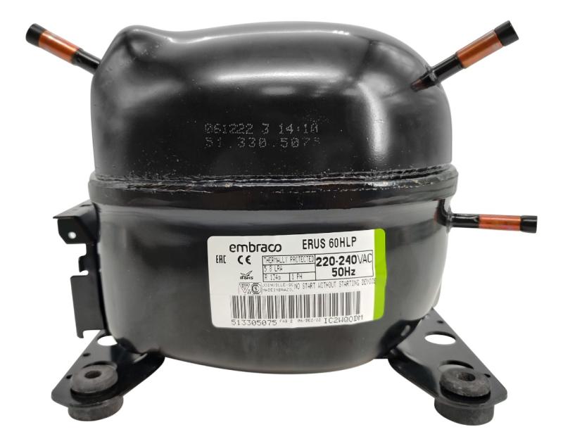 Motor Compresor Heladera Embraco 1/6 R134 Erus 60hep 
