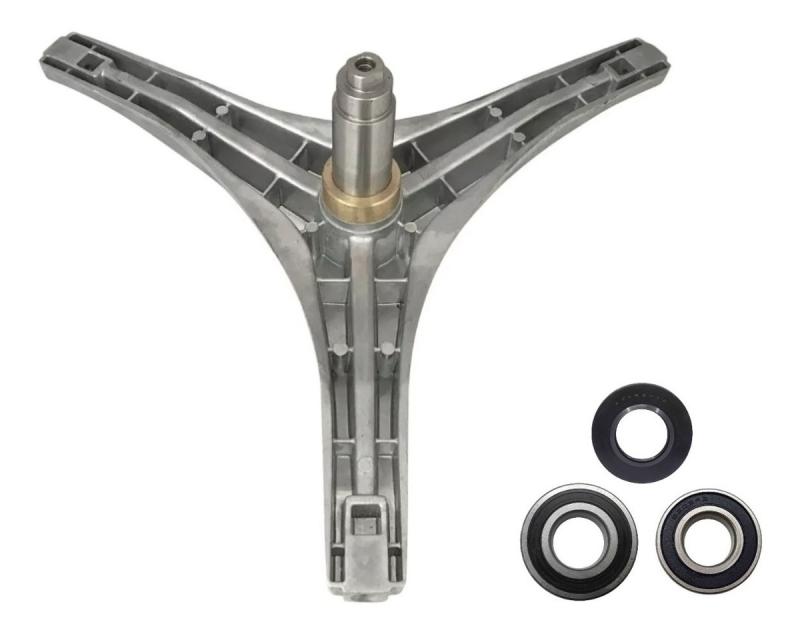 Soporte Lavarropas Patrick Eje Grueso + Rulemanes + Reten