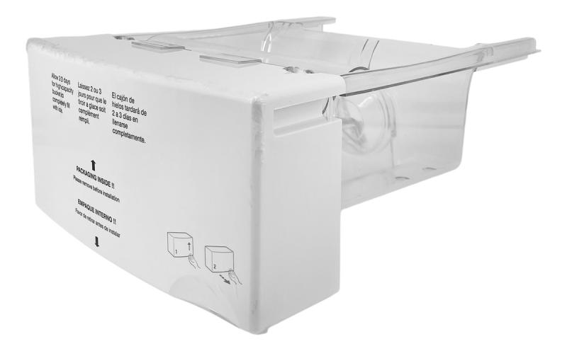 Cajon Cubetara Hielo Triturador Heladera General Electric