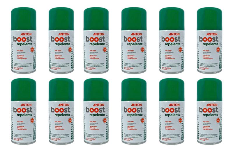 Repelente Para Mosquitos Aerosol Boost 127g X 12 Unidades