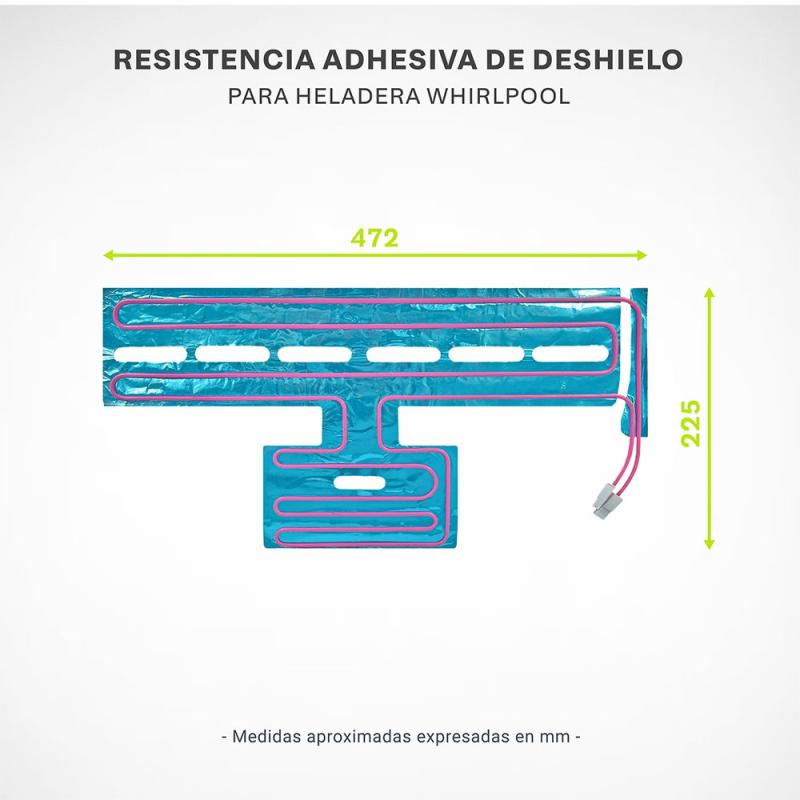 Resistencia Heladera Whirlpool Wre48 Y Wre51 Original