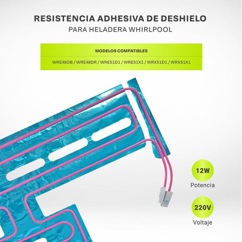 Resistencia Heladera Whirlpool Wre48 Y Wre51 Original