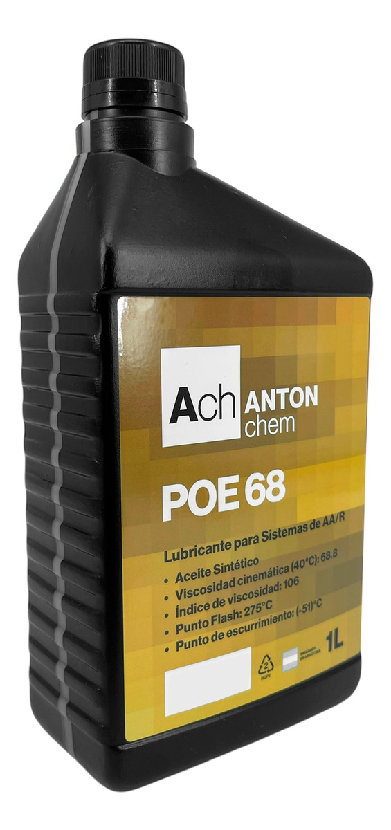 Aceite Lubricante Poe 68 Aire Acondicionado 1l Anton