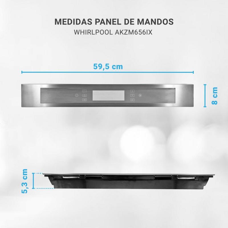 Panel De Mandos Horno Empotrable Whirlpool Akzm656ix Original