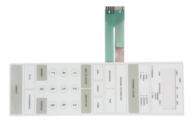 Frente Membrana Panel Microondas Philco 34221 Original