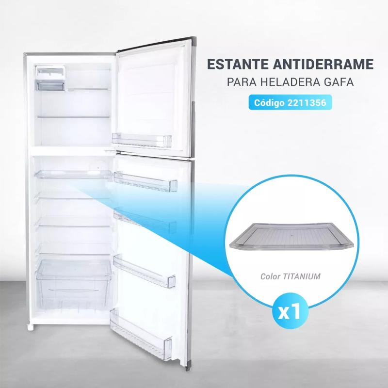 Bandeja Estante Acrilico Heladera Gafa X2 Unidades Original