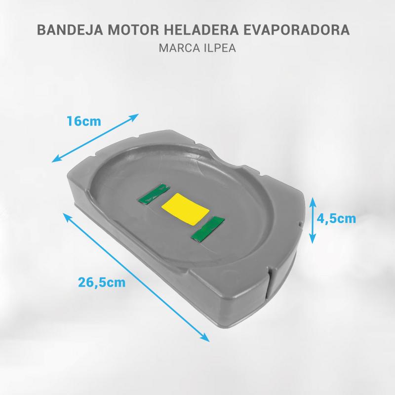 Bandeja Motor Heladera Evaporadora Ilpea