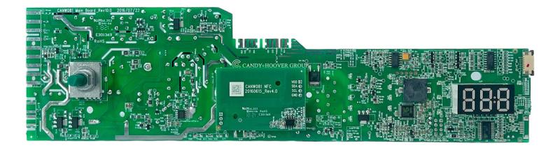 Plaqueta Lavarropas Candy Cs 10652d-12 Original