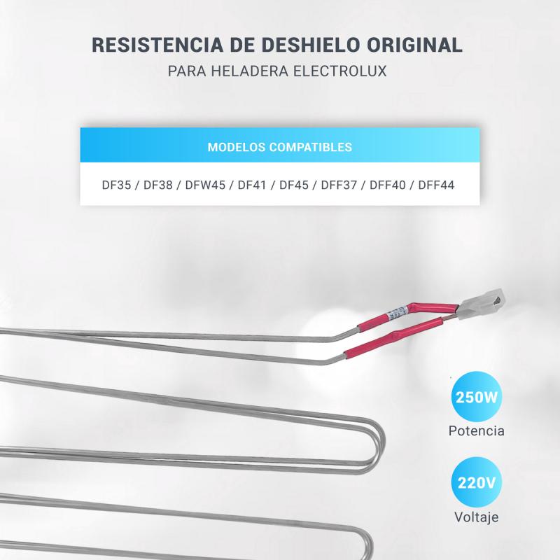 Resistencia Heladera Electrolux Df Dff Original