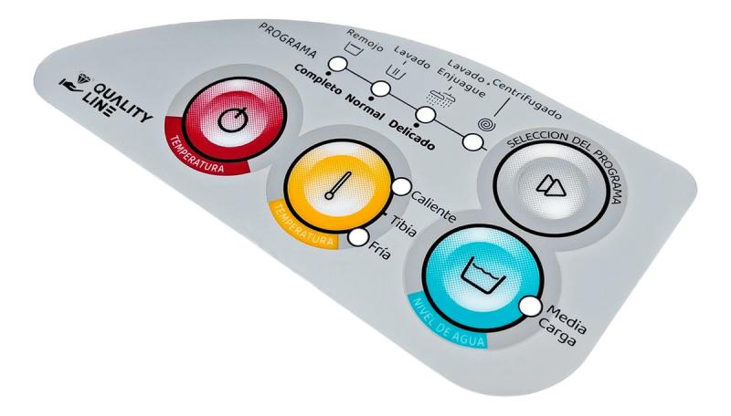 Plaqueta Serigrafia Para Lavarropas Consul Cwc22b Cwr600