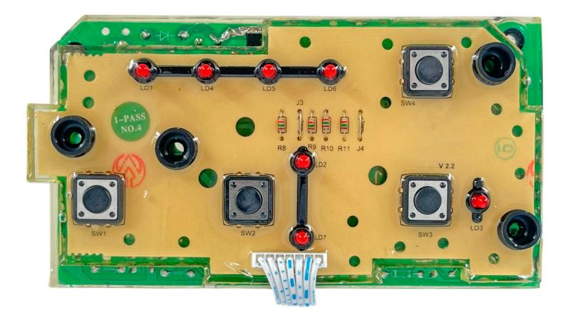 Plaqueta Serigrafia Para Lavarropas Consul Cwc22b Cwr600