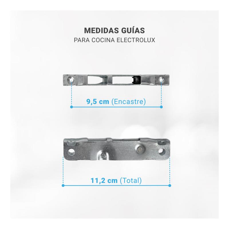 Kit Bisagra Puerta Cocina Electrolux Esmr856 X2 Original