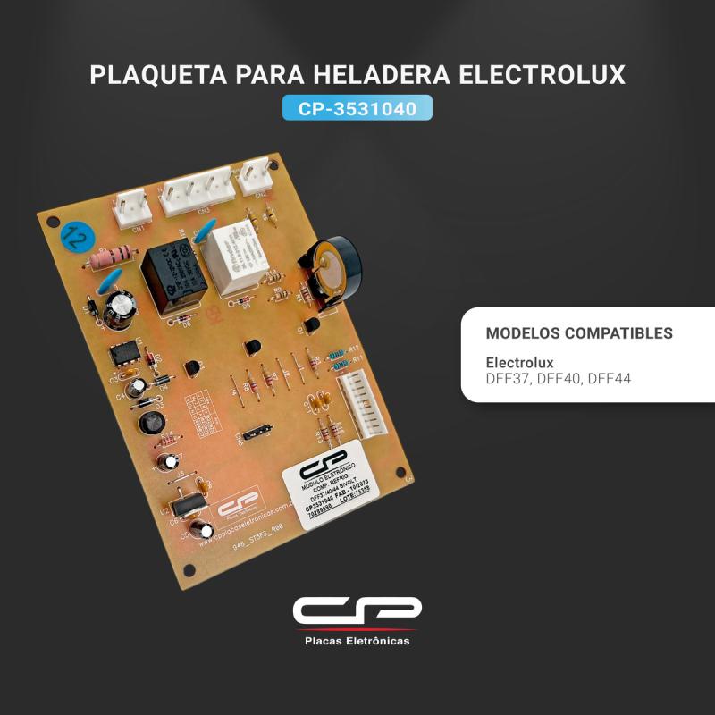 Plaqueta Placa Para Heladera Electrolux Cp Dff37 Dff40 Dff44