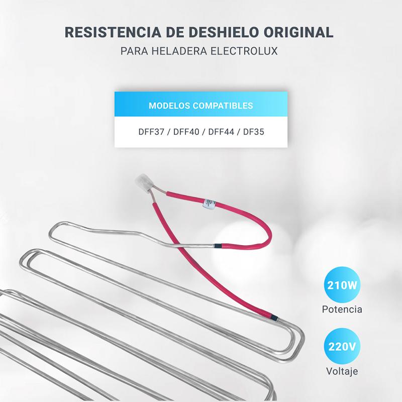 Resistencia Evaporador Heladera Electrolux Dff44 Original