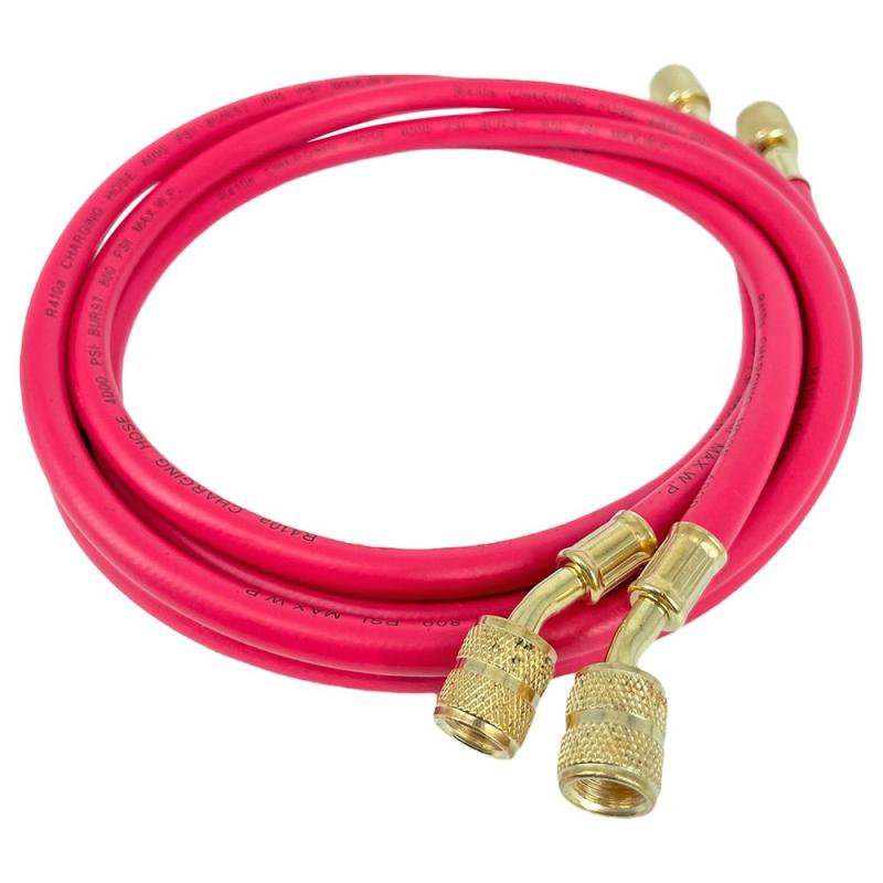Manguera Manifold R410 Alta 800psi Roja 1.5 Metros