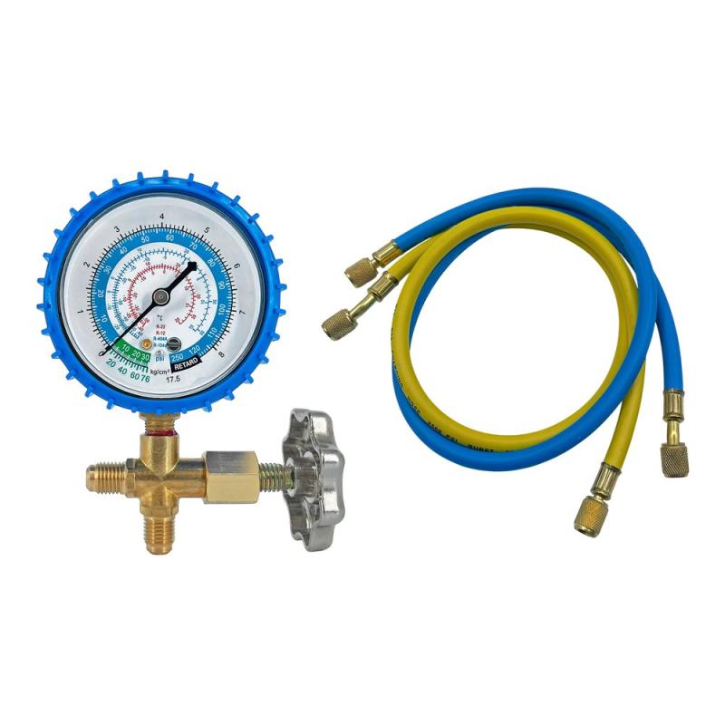 Kit Carga Aire Acondicionado Auto R134 Manifold Mangueras