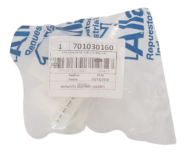 Presostato Lavarropas Drean Gold 6.10 1910 Original