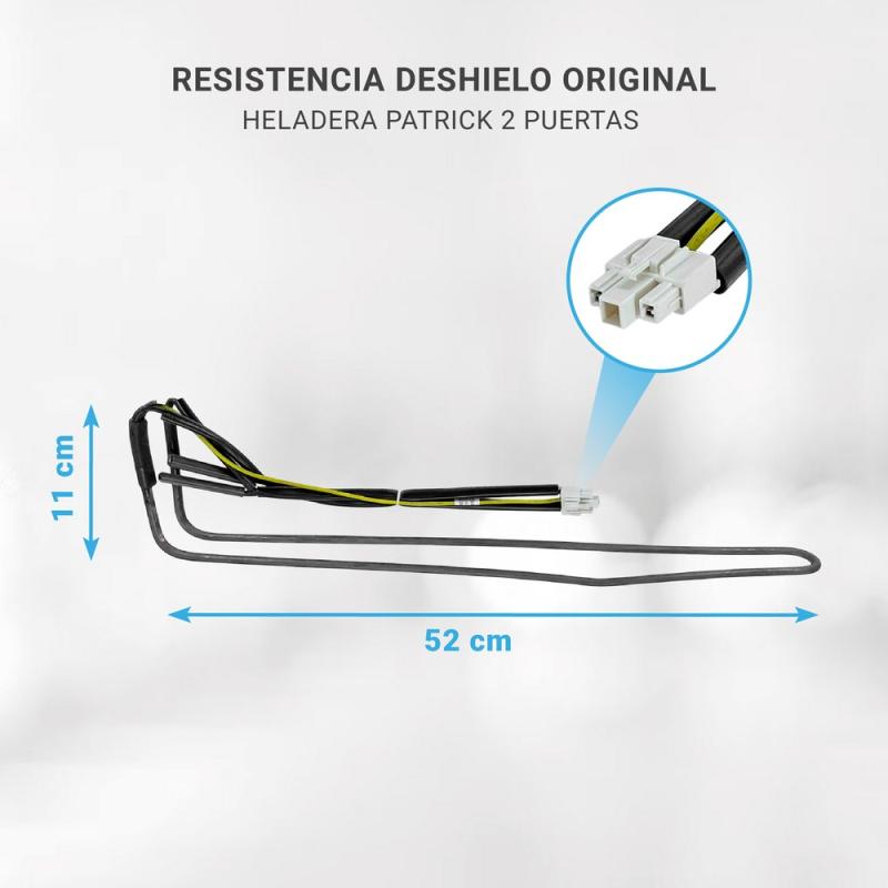 Resistencia Deshielo Heladera Patrick Pqp458bkrss0