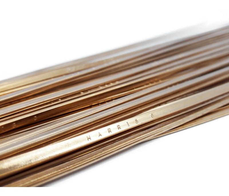 Varilla Plata Para Soldar 0% Harris Refrigeracion X 10 U