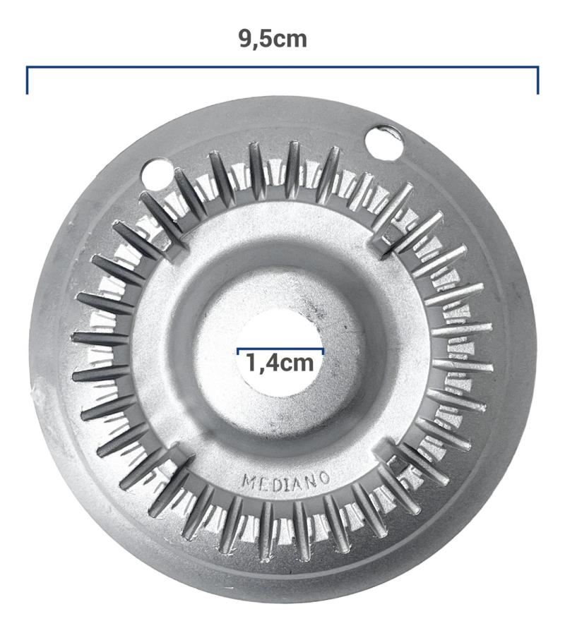 Quemador Mechero Mediano Cocina Mabe Cg7561a Cg7601a Original