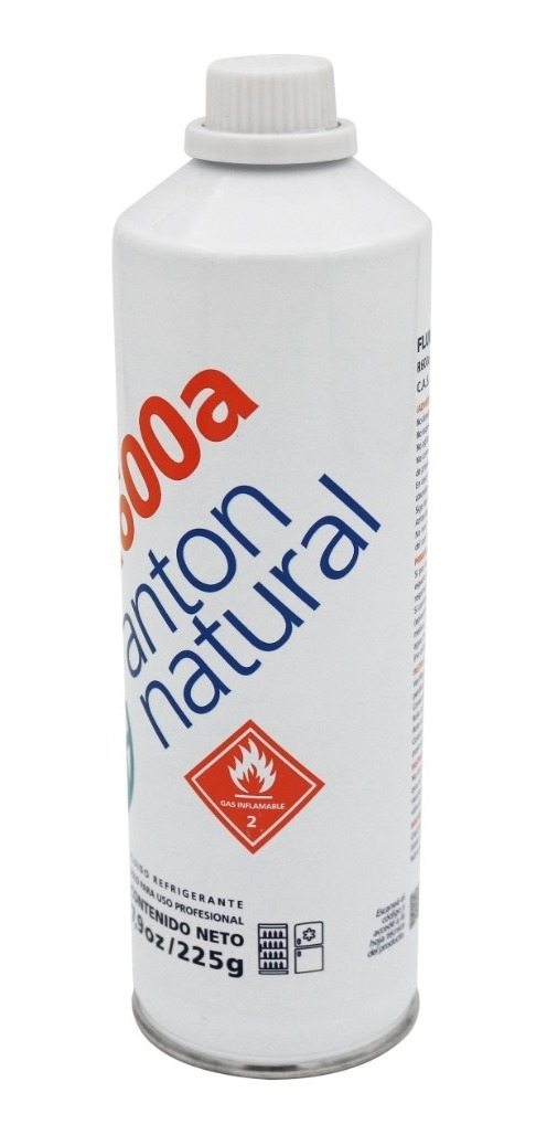 Garrafa Lata Gas Refrigerante Anton R600 225g Natural