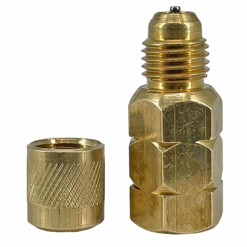 Valvula Llave Carga Sin Manija Para Lata Gas Refrigerante