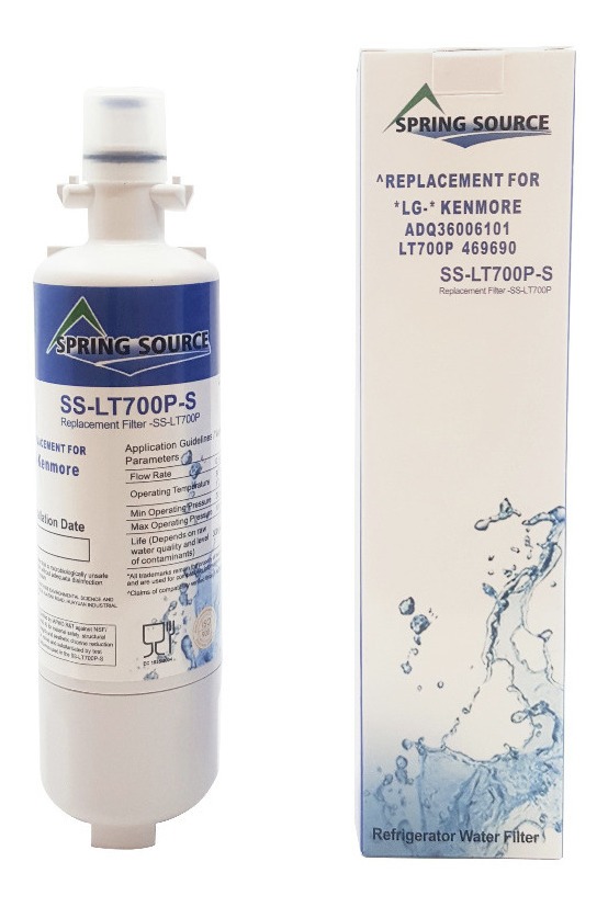 Filtro Agua Heladera LG Kenmore Spring Source Ss-lt700p-s