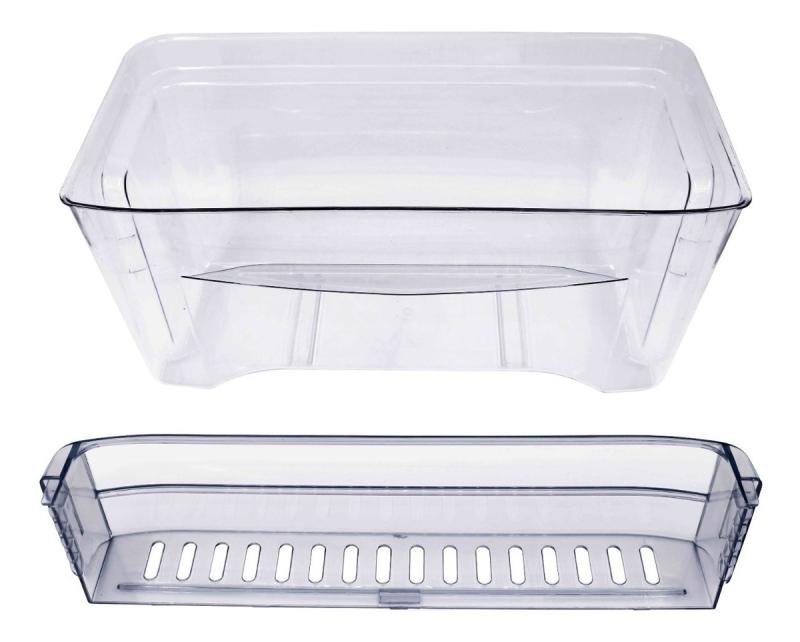 Combo Anaquel Botellas Con Cajon Crisper Heladera Gafa 