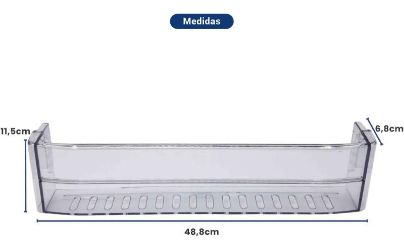 Combo Anaquel Botellas Con Cajon Crisper Heladera Gafa 