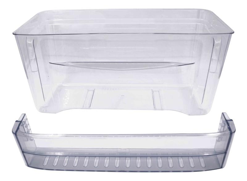 Combo Anaquel Botellas Con Cajon Crisper Heladera Gafa 