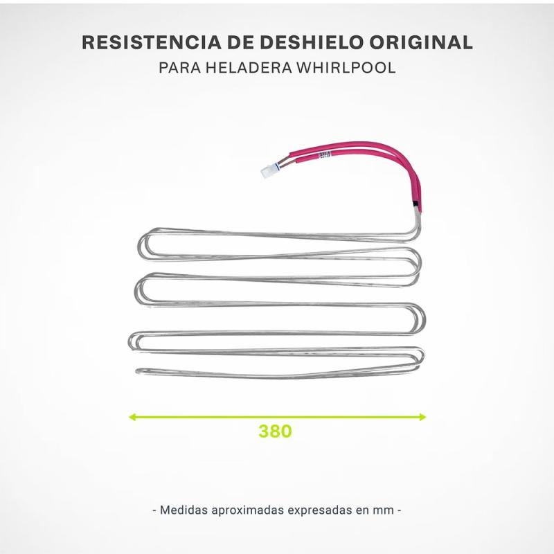 Resistencia Heladera Whirlpool 240v Wre54 D1 Wre54 K1 Wre54
