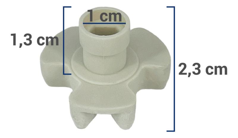 Acople Trebol Alto Plato Microondas Whirlpool Ems20d O